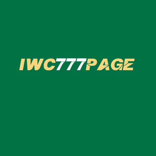 Logo da IWC777PAGE